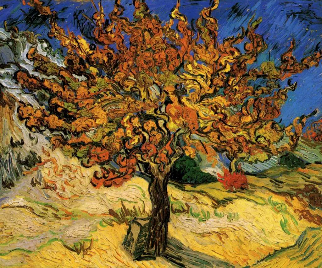 van Gogh Saint Remy 1889-90: The Mulberry Tree