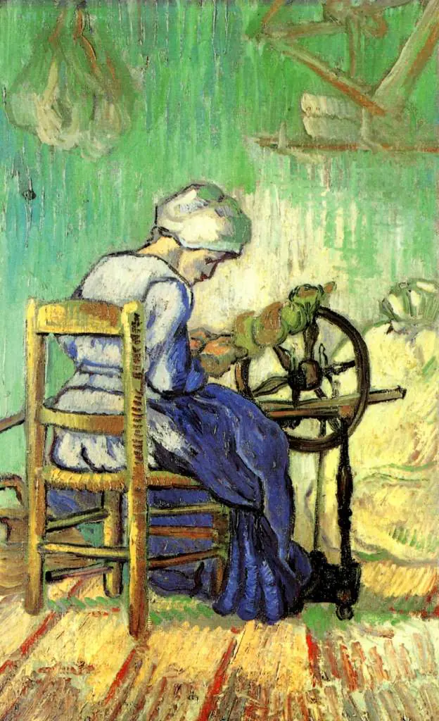 van Gogh Saint Remy 1889-90: The Spinner