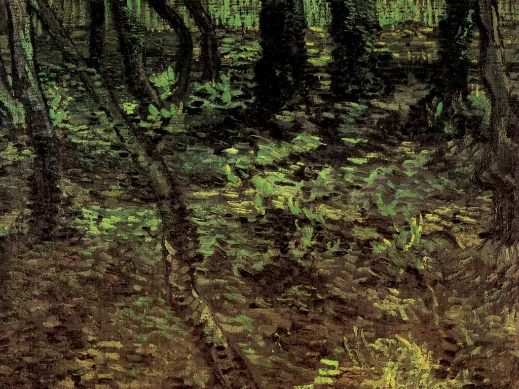 van Gogh Saint Remy 1889-90: Undergrowth With Ivy
