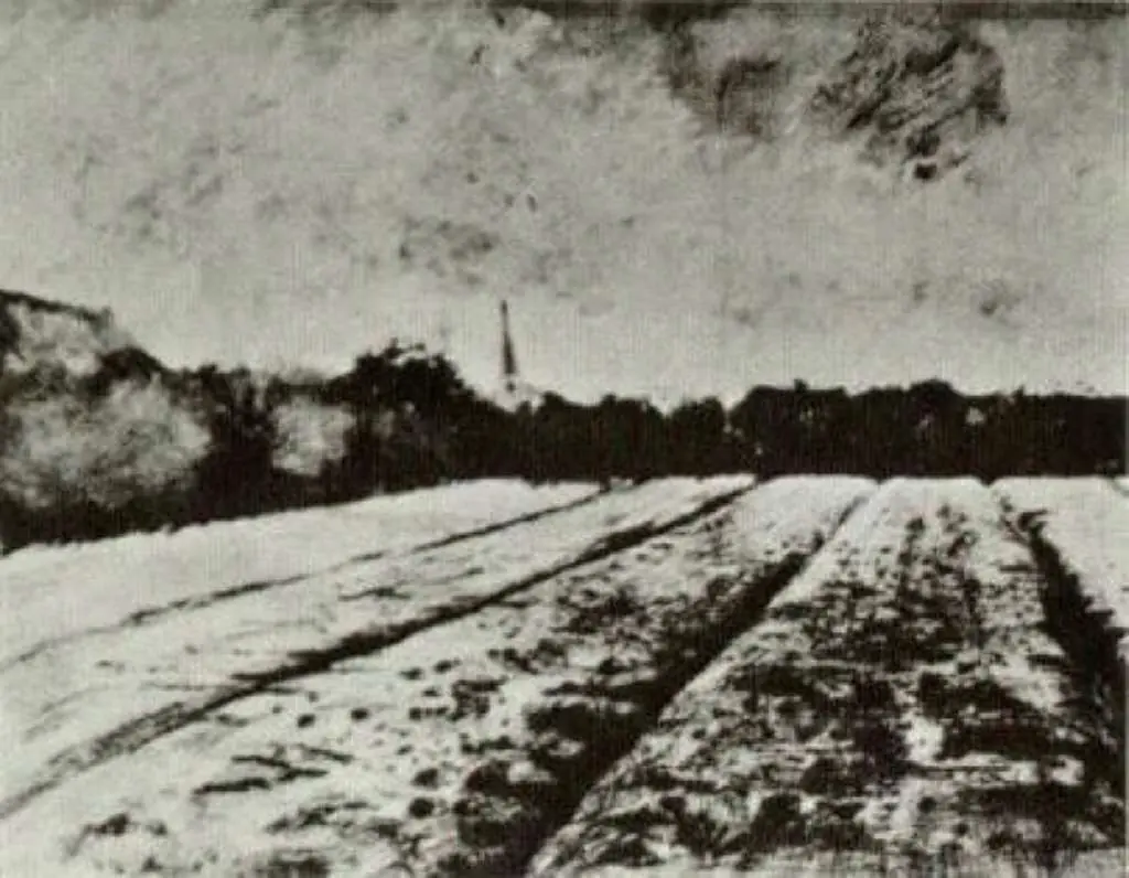 van Gogh Watercolors: Barren Field