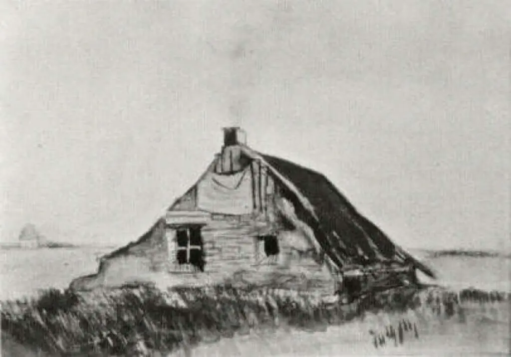 van Gogh Watercolors: Farmhouse