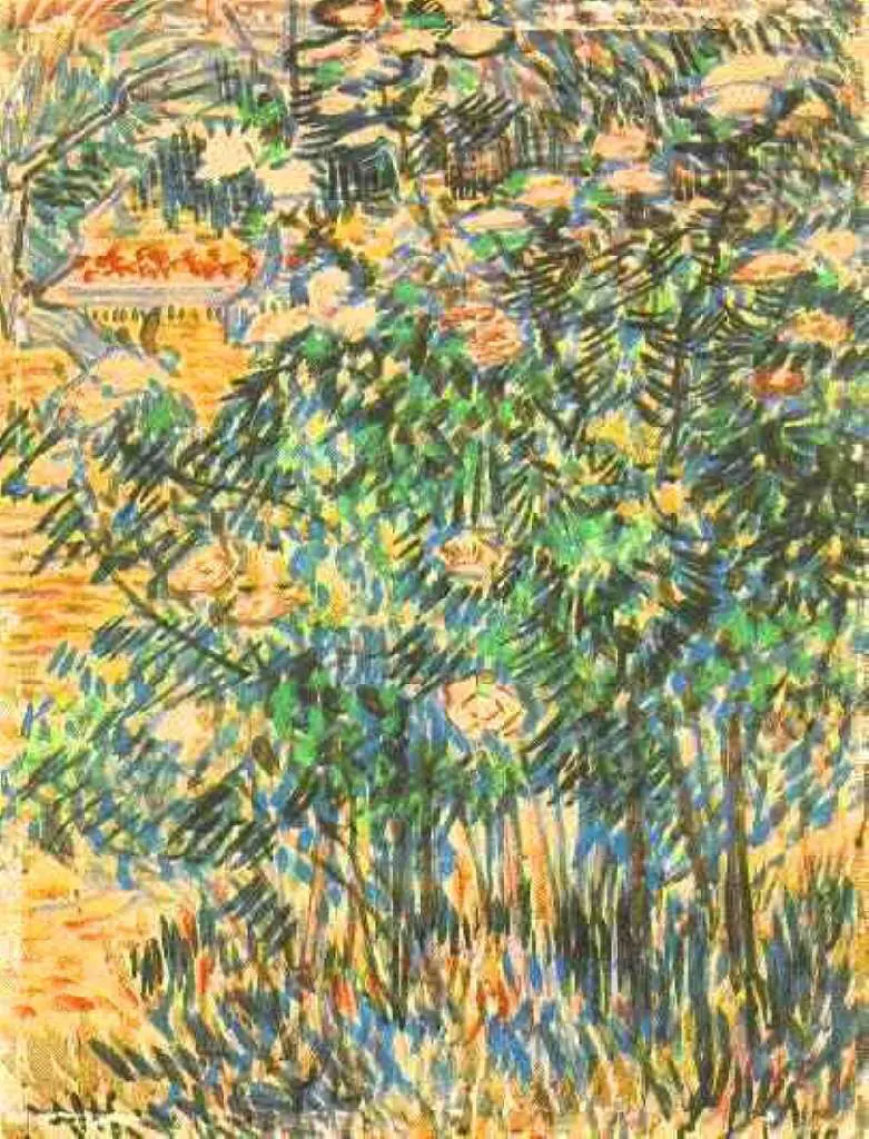 van Gogh Watercolors: Flowering Shrubs2