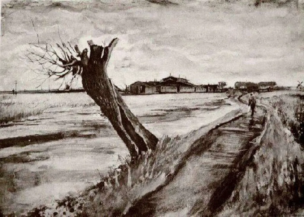 van Gogh Watercolors: Pollard Willow