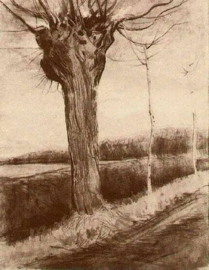 van Gogh Watercolors: Pollard Willow2