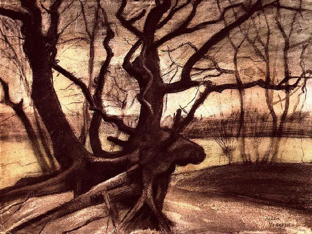 van Gogh Watercolors: Study Of A Tree