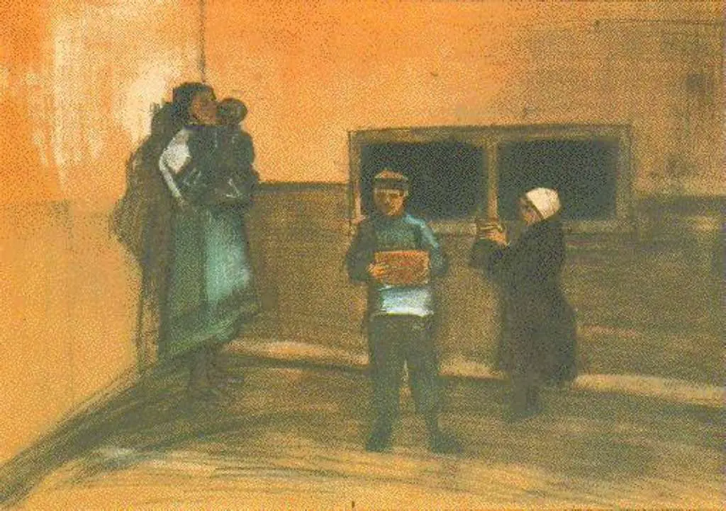van Gogh Watercolors: The Public Soup Kitchen