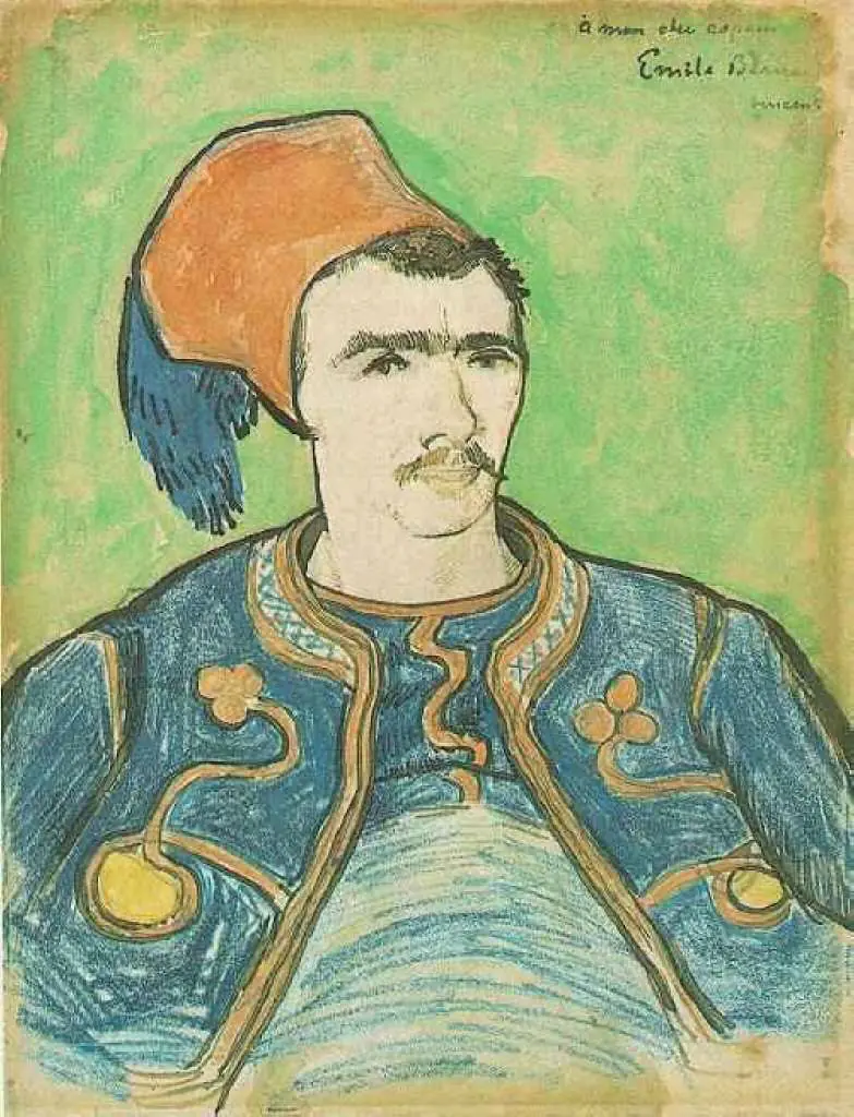 van Gogh Watercolors: The Zouave Half Length