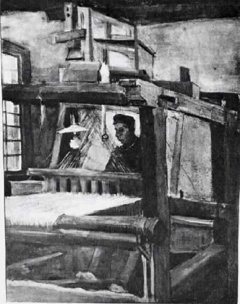 van Gogh Watercolors: Weaver Facing Left