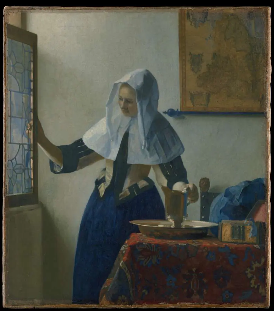 Vermeer: Young Woman With A Water Pitcher