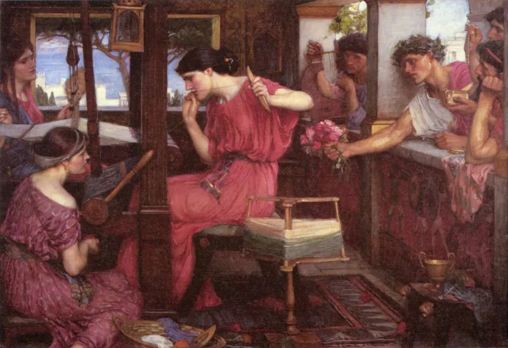 Waterhouse: Penelope And The Suitors